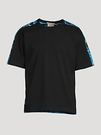 Cotton T-Shirt With Printed Back