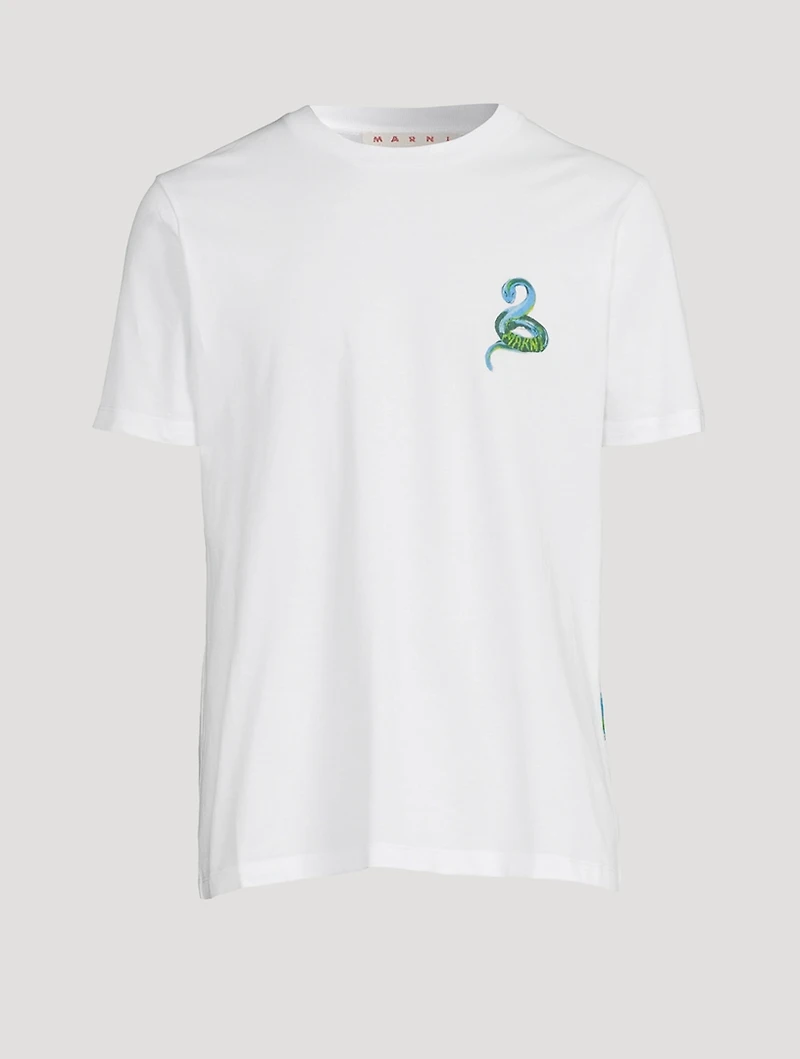 Snake Cotton T-Shirt