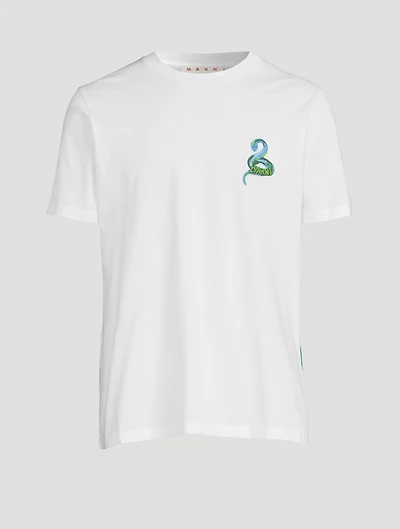 Snake Cotton T-Shirt