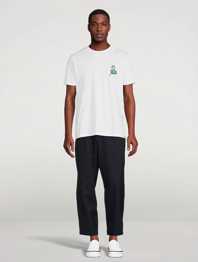 Snake Cotton T-Shirt