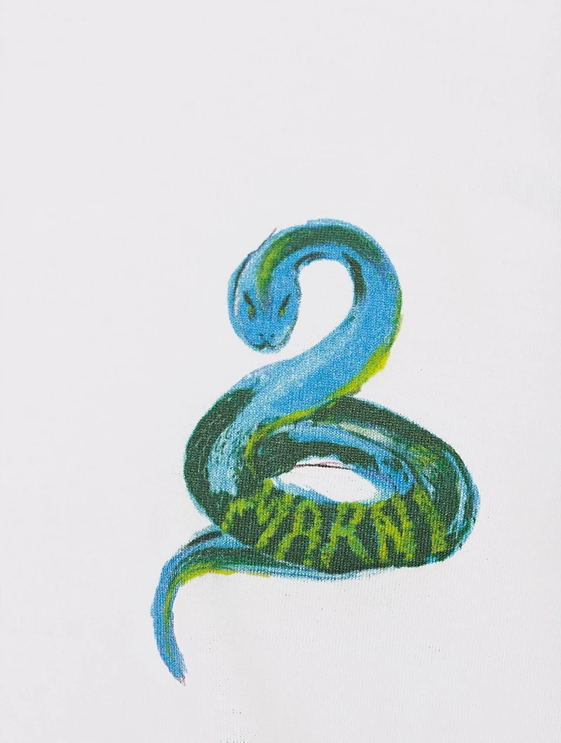 Snake Cotton T-Shirt