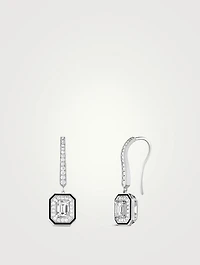 Vendôme Liseré 18K White Gold Drop Earrings With Diamonds