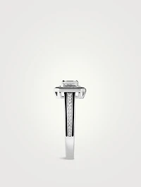 Vendôme Liseré 18K White Gold Ring With Diamonds