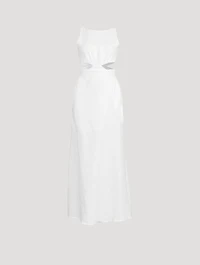 Comino Organic Linen Cut-Out Dress