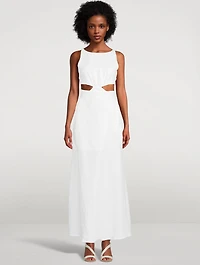 Comino Organic Linen Cut-Out Dress