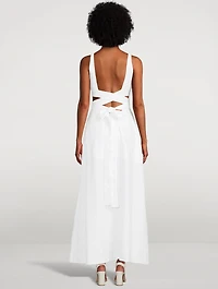 Comino Organic Linen Cut-Out Dress
