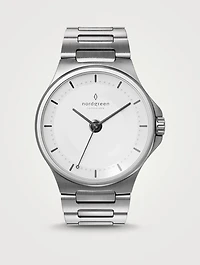 Guardian Brushed Silver H-Link Watch