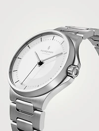 Guardian Brushed Silver H-Link Watch