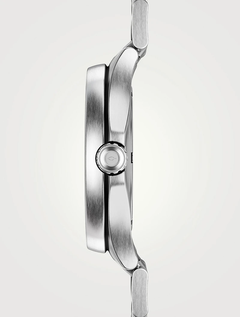 Guardian Brushed Silver H-Link Watch