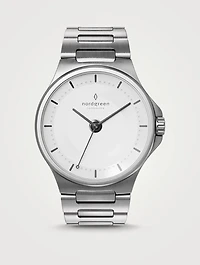 Guardian Brushed Silver H-Link Watch