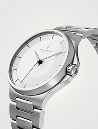 Guardian Brushed Silver H-Link Watch