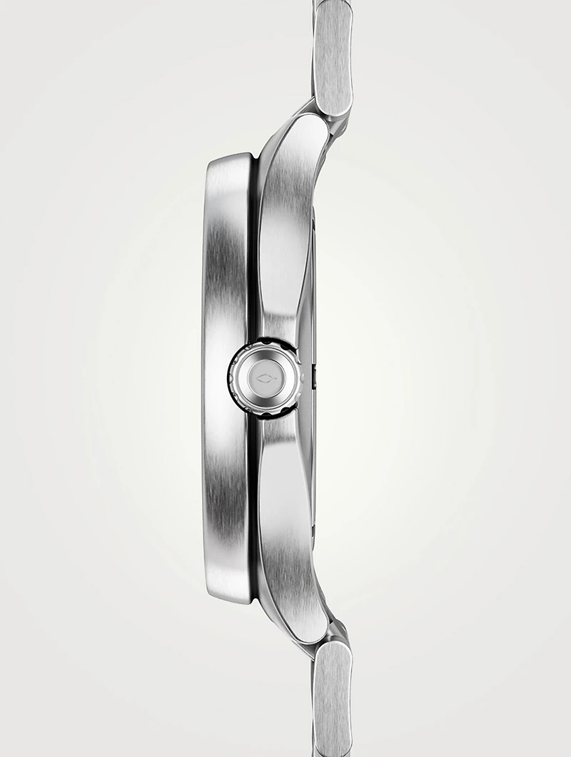 Guardian Brushed Silver H-Link Watch
