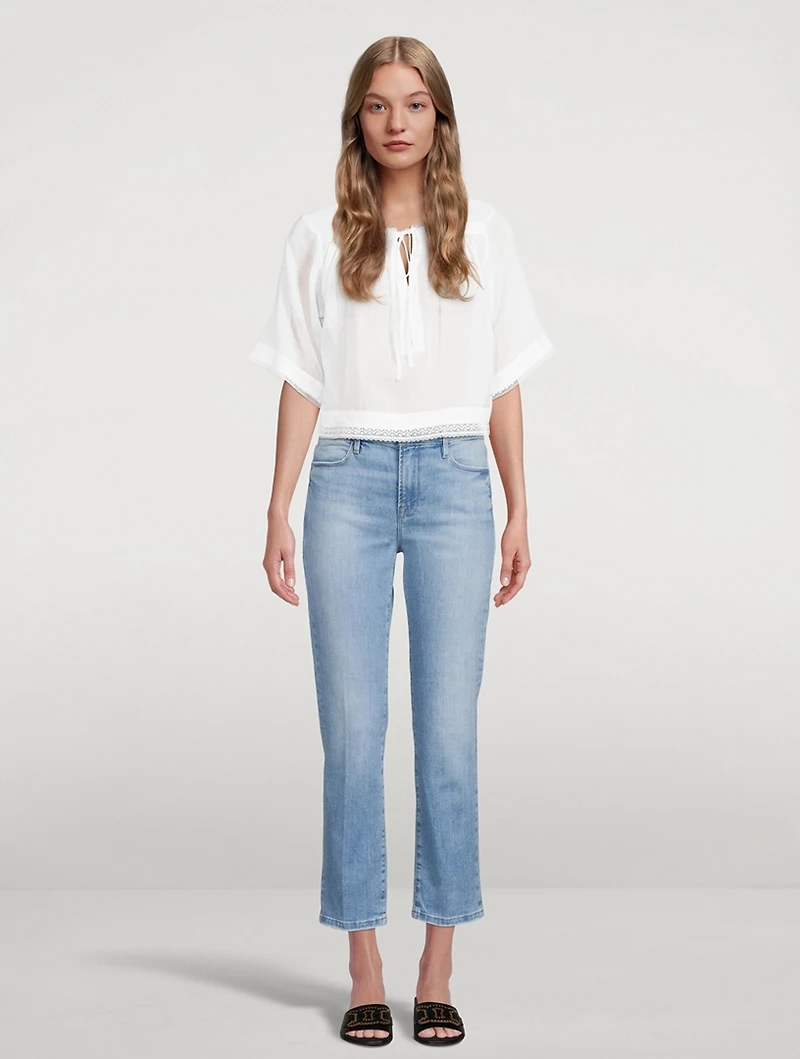 Le High Straight-Leg Jeans