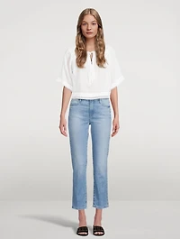 Le High Straight-Leg Jeans