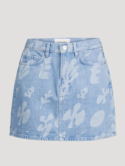 Le Mini Denim Skirt