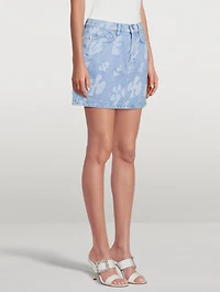 Le Mini Denim Skirt