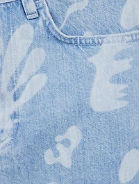 Le Mini Denim Skirt