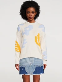 Abstract Intarsia Sweater