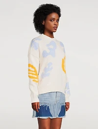 Abstract Intarsia Sweater