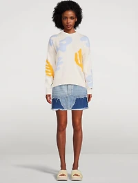Abstract Intarsia Sweater