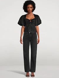 Tie-Neck Blouse