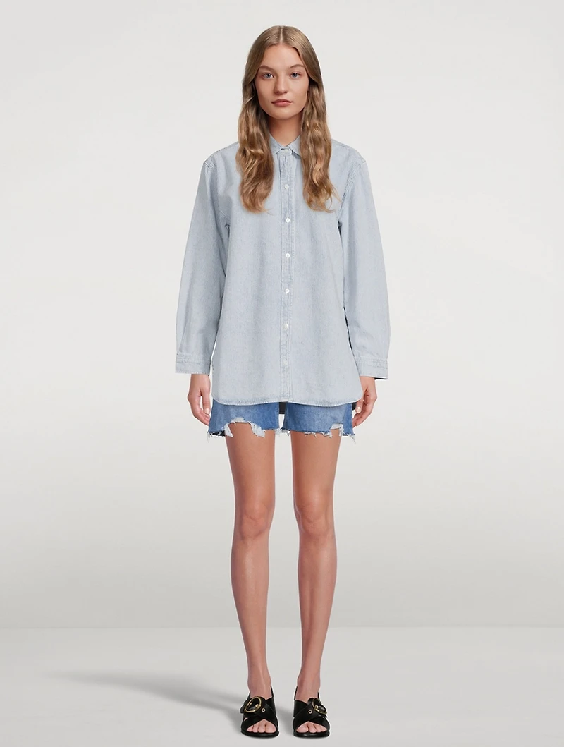 The Beach Shirt Stripe Print