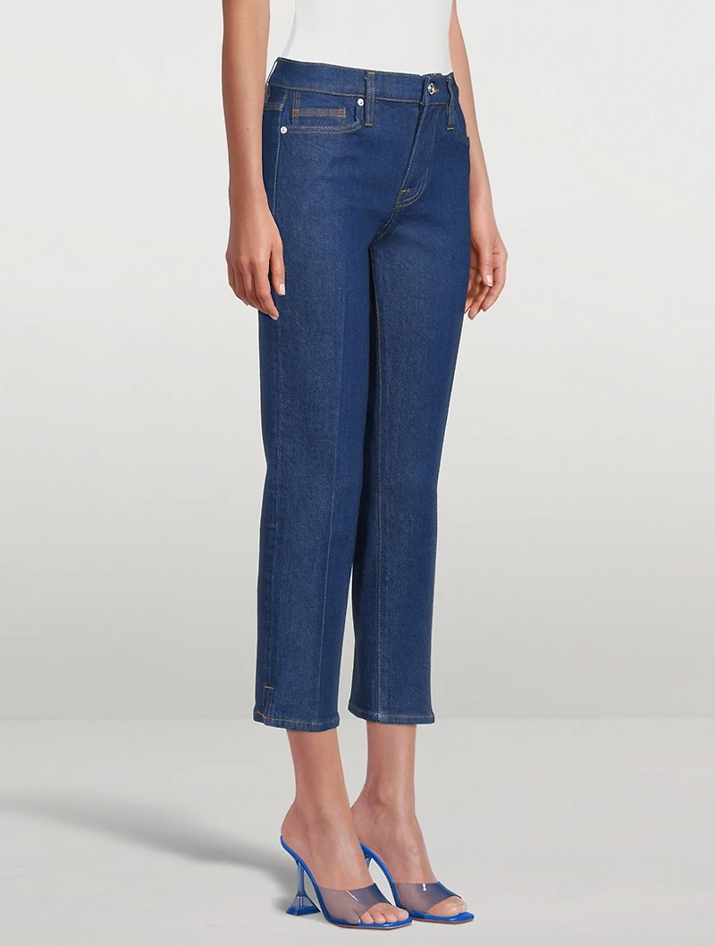 Le High Straight-Leg Jeans