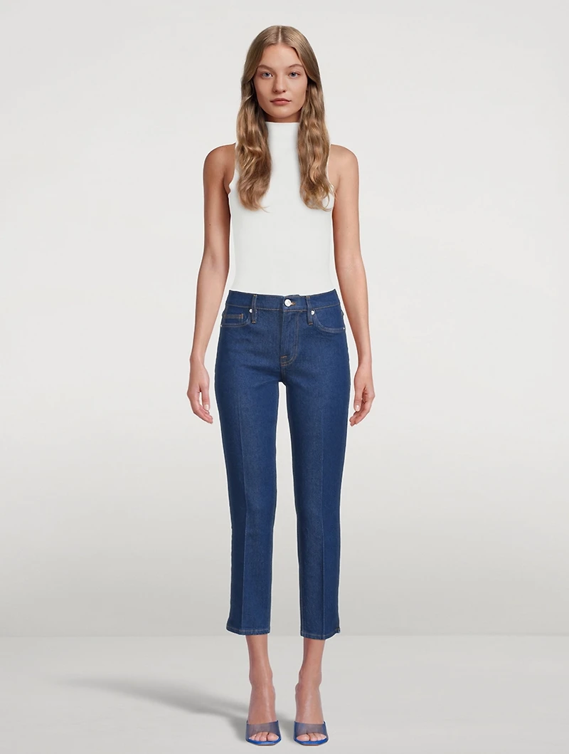 Le High Straight-Leg Jeans