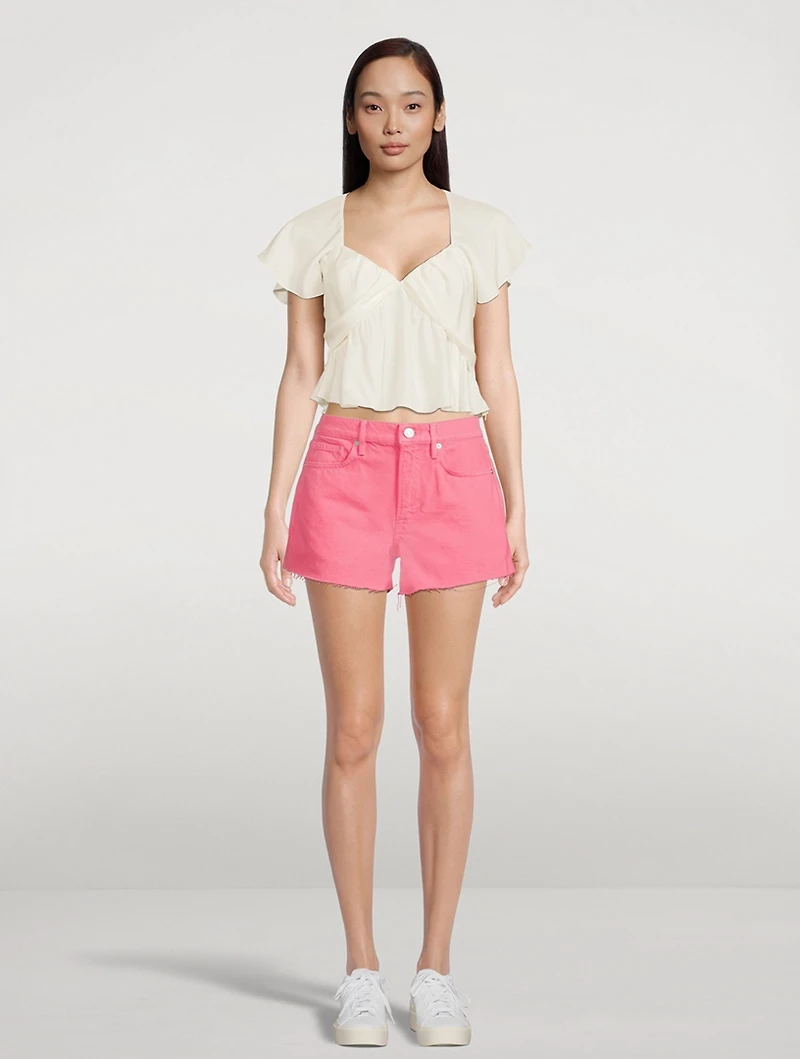 Le Brigette Denim Shorts