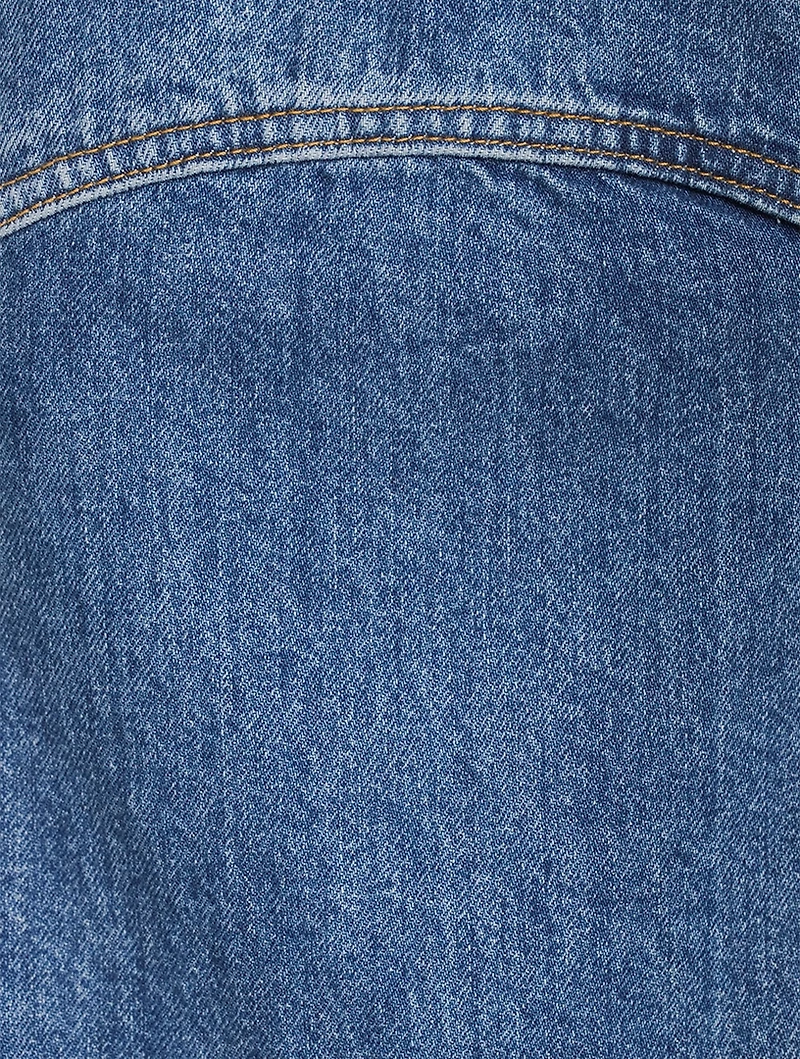 Micro Flare Denim Dress