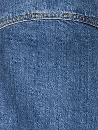 Micro Flare Denim Dress