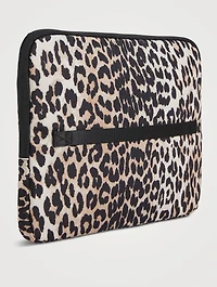 Laptop Sleeve In Leopard Print