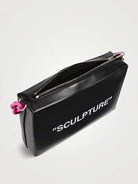 Block Leather Pouch