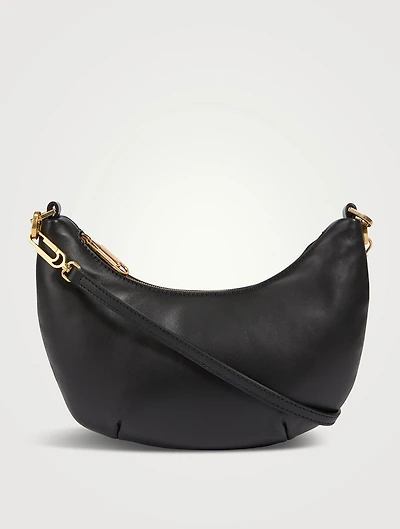 Paper Clip Leather Shoulder Bag