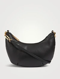 Paper Clip Leather Shoulder Bag