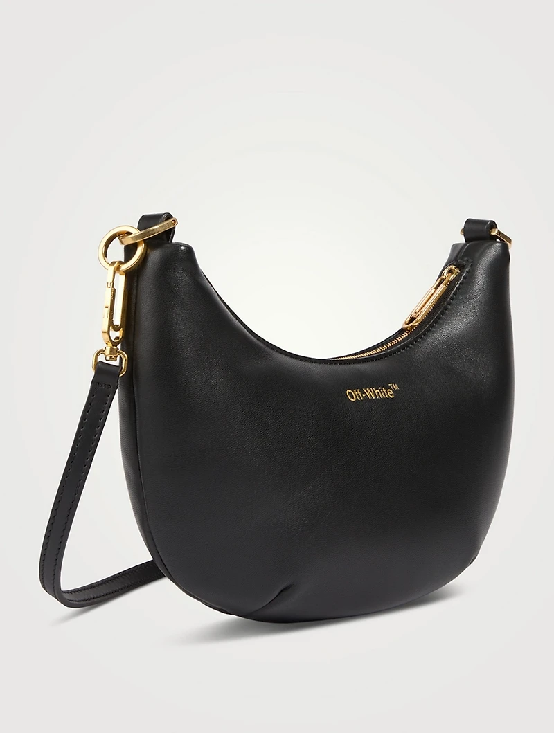 Paper Clip Leather Shoulder Bag