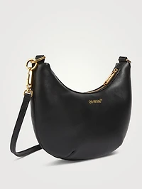 Paper Clip Leather Shoulder Bag