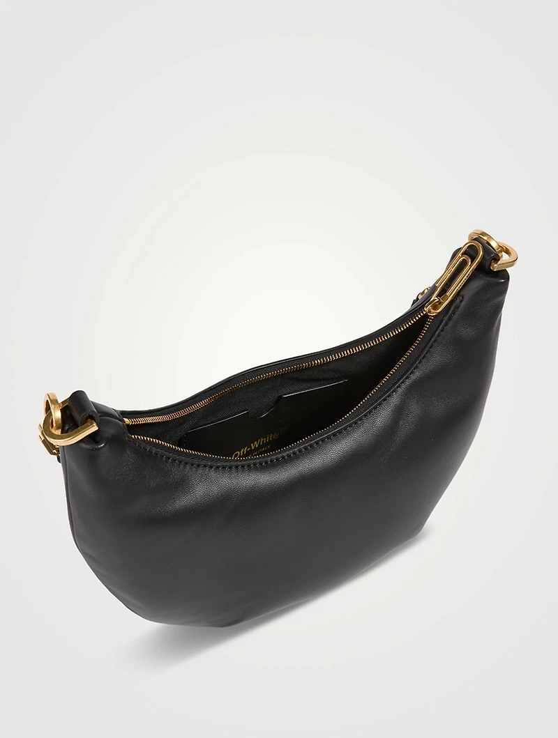 Paper Clip Leather Shoulder Bag