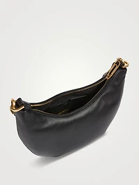 Paper Clip Leather Shoulder Bag