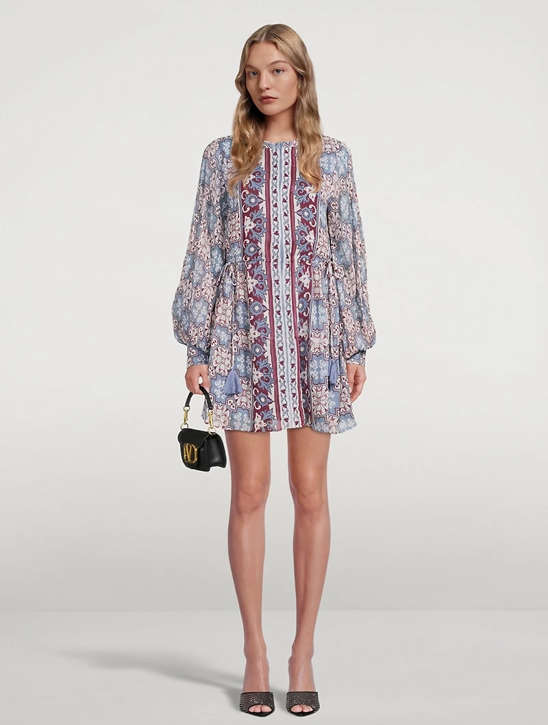 Josefina Printed Short Dress