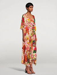 Guida Printed Midi Kaftan Dress