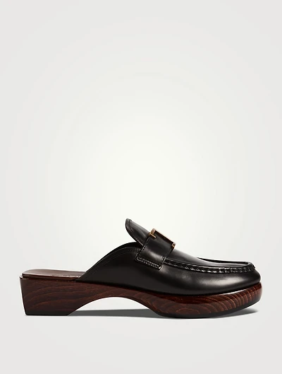 Leather Clog