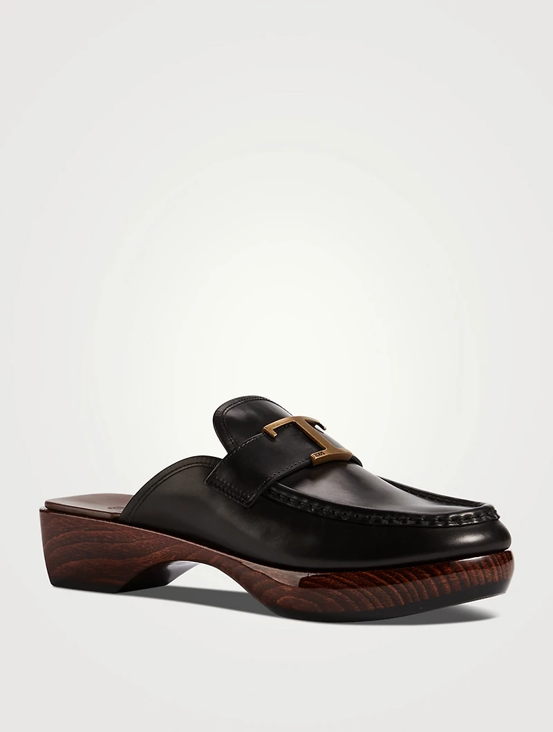 Leather Clog
