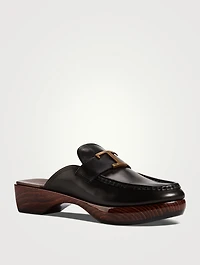 Leather Clog