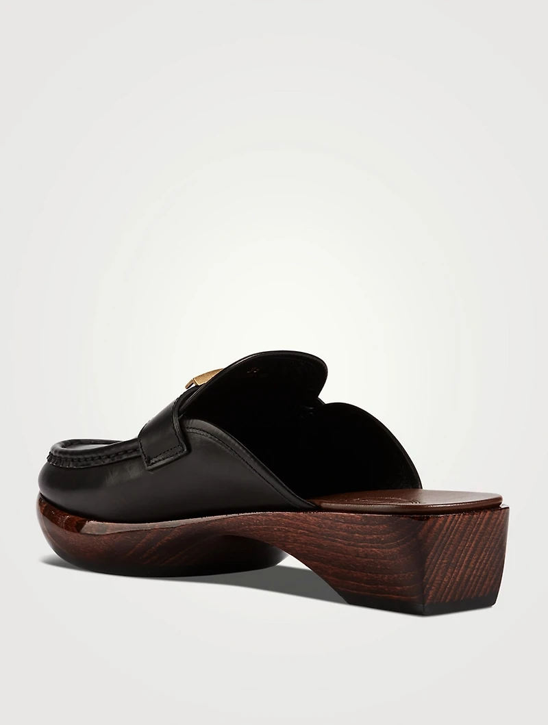 Leather Clog