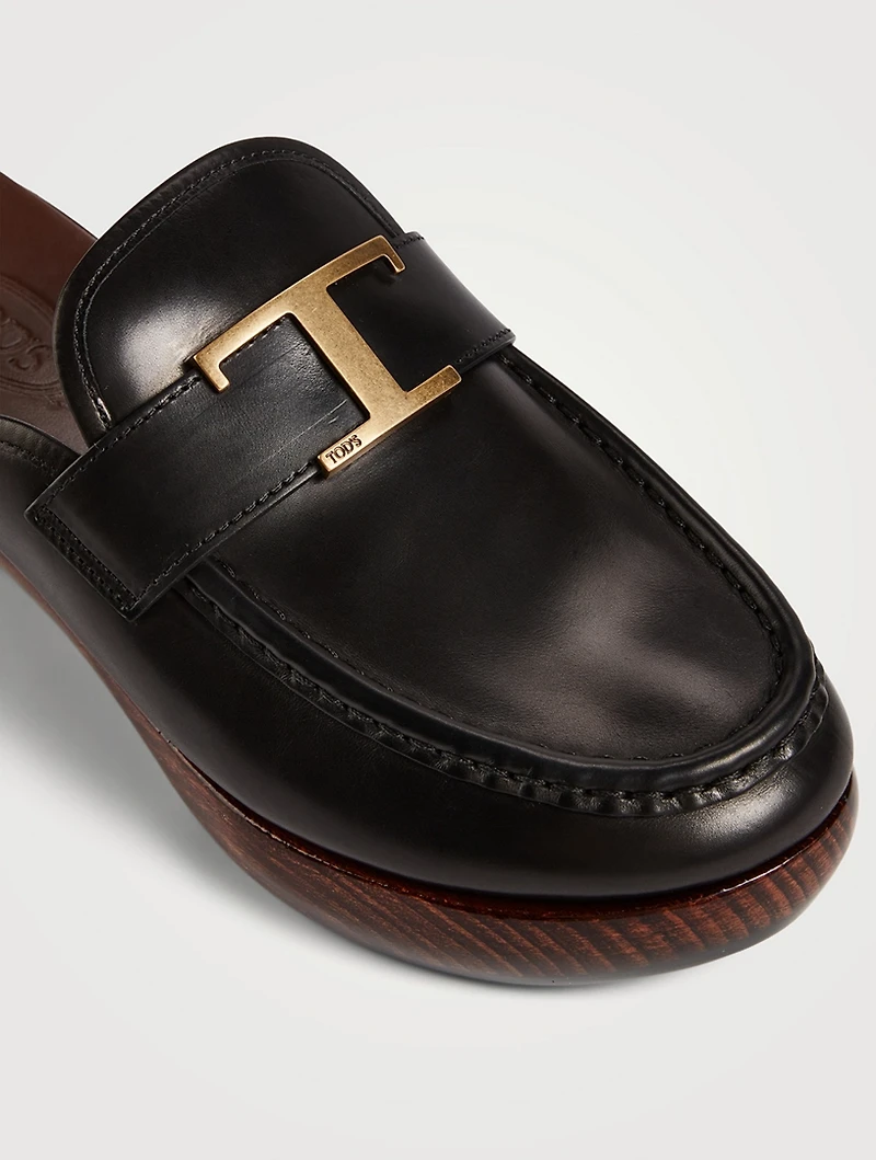 Leather Clog