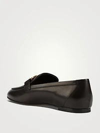 Kate Chain Leather Loafers