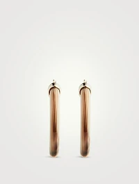 Maée Horn Hoop Earrings