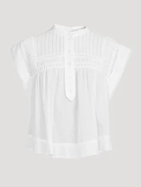 Lapao Pleated Voile Blouse