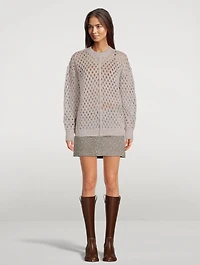 Tiana Open-Weave Sweater